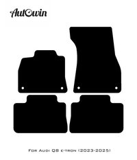 Black Floor Mats for Audi Q8 e-tron (2023-2025) | No Steps - AutoWin