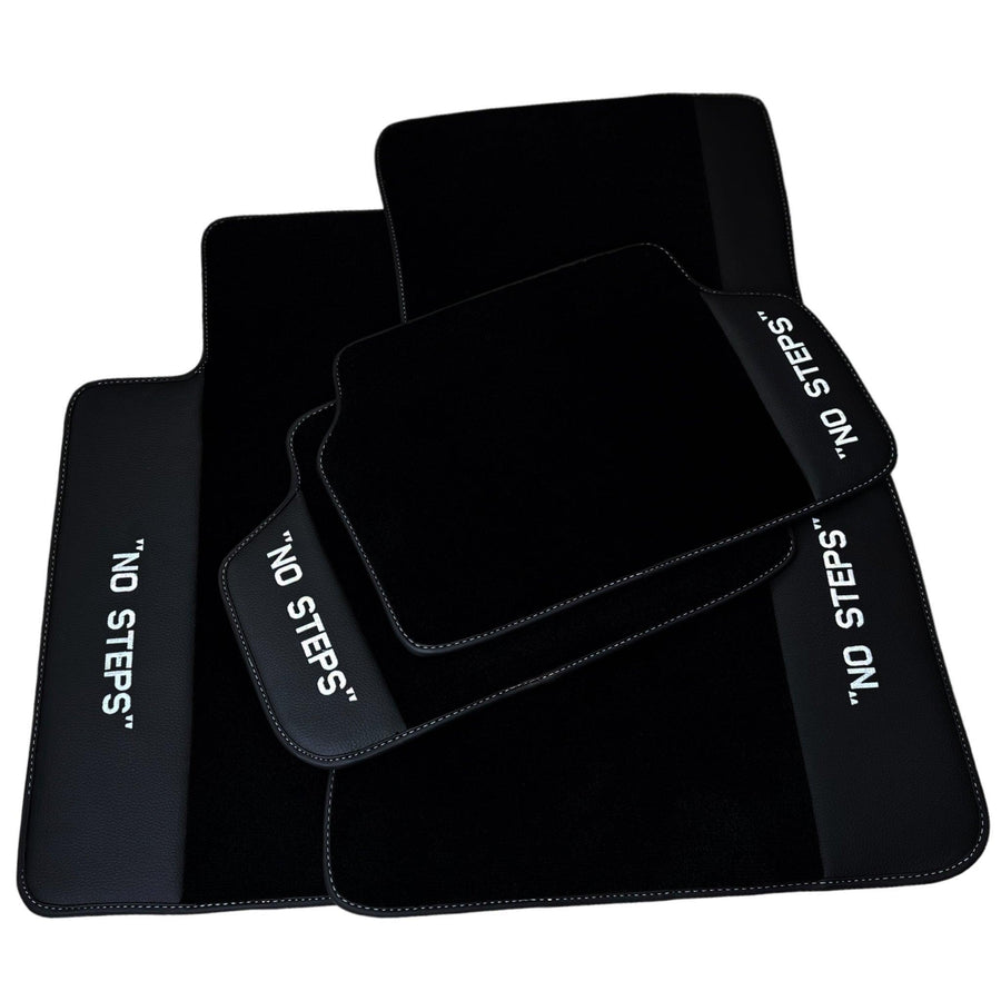 Black Floor Mats For BMW 3 Series E93 No Steps Edition Brand - AutoWin
