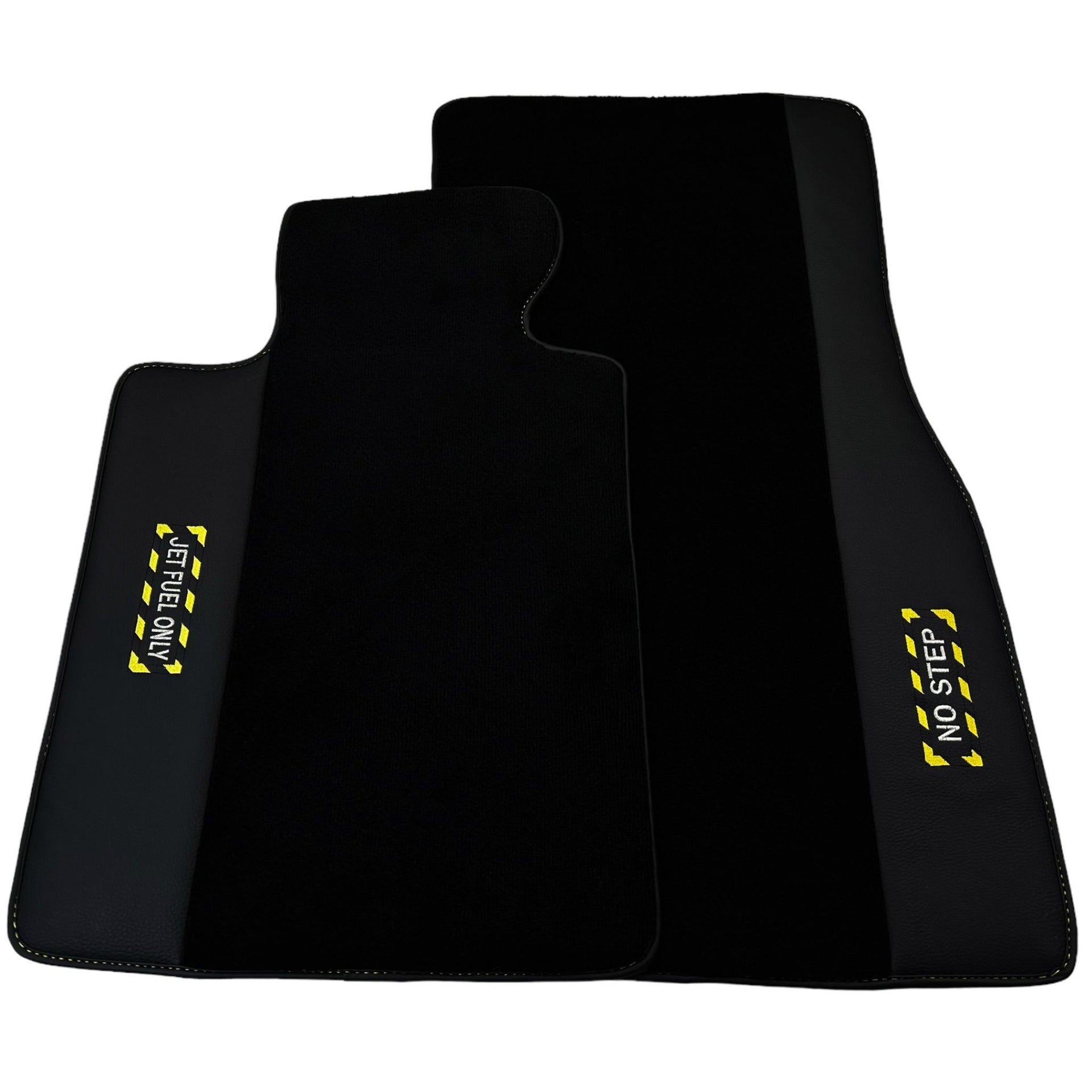 Black Floor Mats For BMW 7 Series G11 | Fighter Jet Edition AutoWin Brand - AutoWin