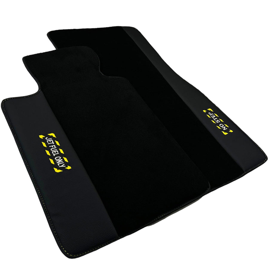 Black Floor Mats For BMW X3M Series F97 | Fighter Jet Edition - AutoWin