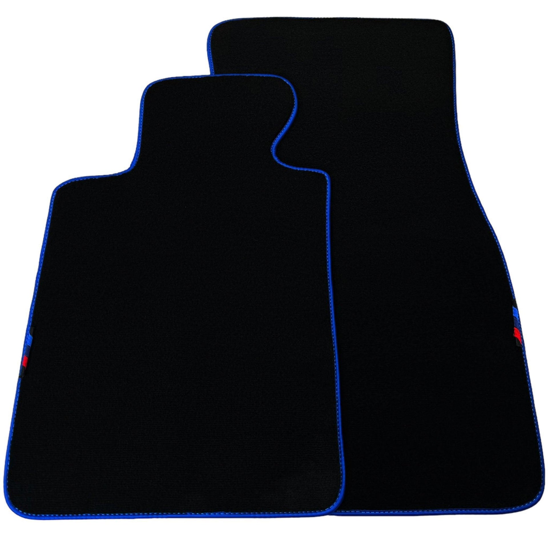 Black Floor Mats For BMW X4 Series G02 | Blue Trim - AutoWin