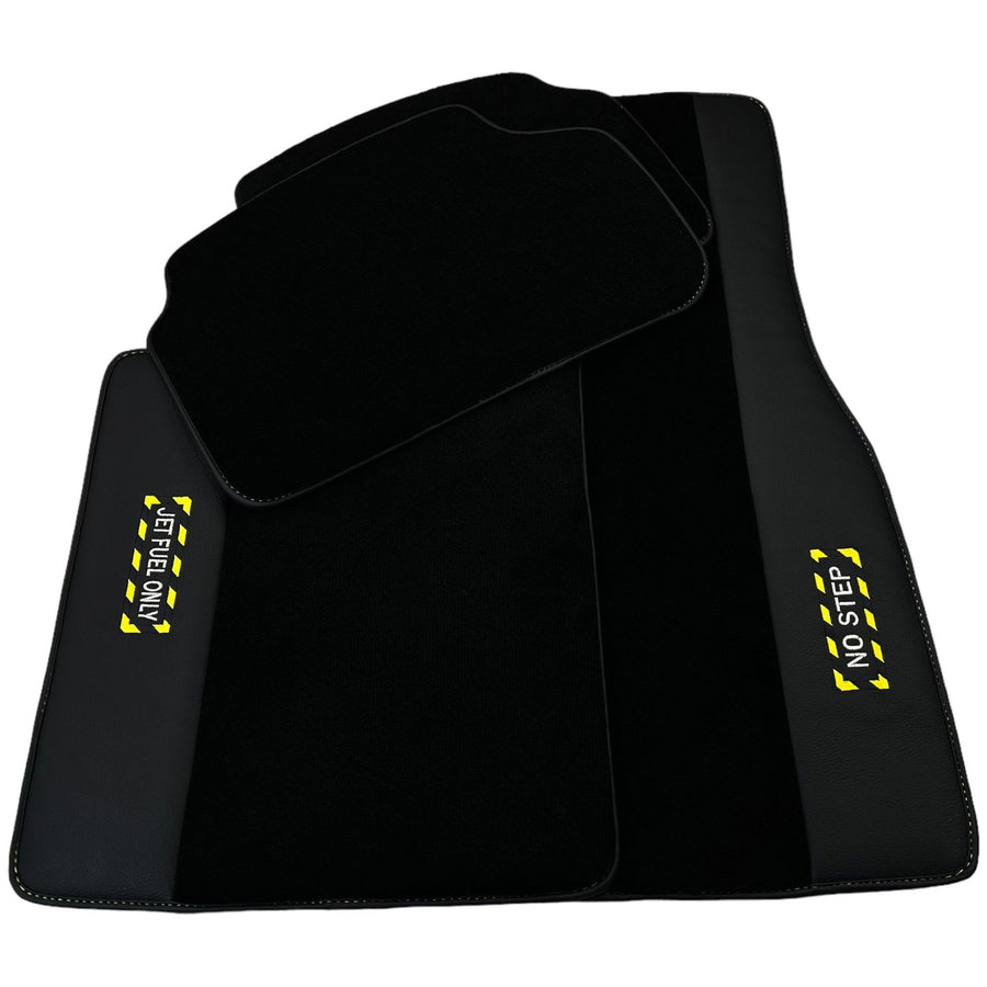 Black Floor Mats For BMW X5 Series F15 | Fighter Jet Edition - AutoWin