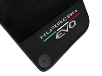 Lamborghini Huracan EVO (2014-2023): Black Leather Floor Mats