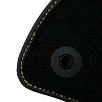 Black Floor Mats For Mercedes Benz C-Class W202 Sedan (1993-2000) | Fighter Jet Edition - AutoWin