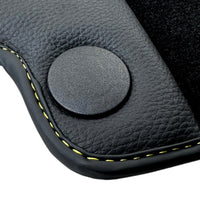 Black Floor Mats For Mercedes Benz E-Class S212 Estate (2009-2013) | Fighter Jet Edition - AutoWin