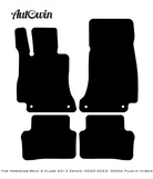 Customizable Black Floor Mats for Mercedes Benz E-Class S213 Estate (2020-2023) Hybrid - AutoWin