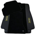 Black Floor Mats For Mercedes Benz S-Class C126 Coupe (1981-1991) | Fighter Jet Edition - AutoWin