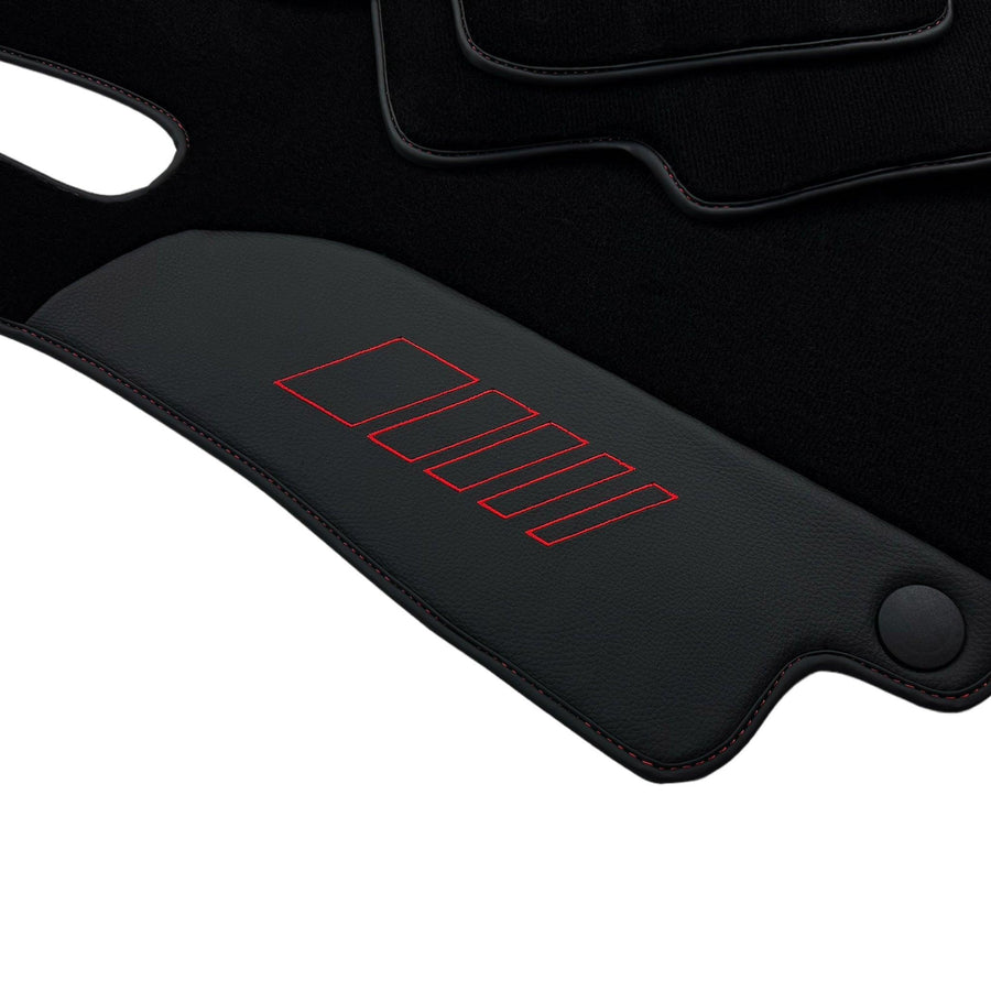 Black Floor Mats For Mercedes Benz S-Class V222 (2013-2020) Long Wheelbase | AutoWin Edition - AutoWin
