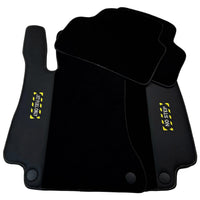 Black Floor Mats For Mercedes Benz T-Class W420 (2022-2023) | Fighter Jet Edition - AutoWin