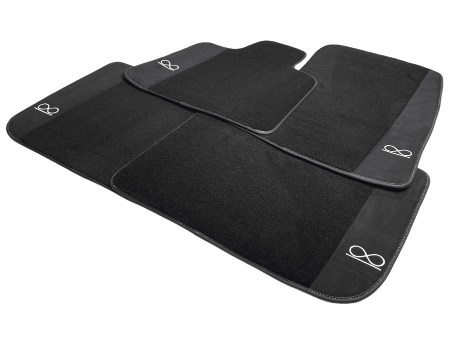 Black Floor Mats For Rolls Royce Black Badge Dawn - AutoWin