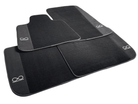 Black Floor Mats For Rolls Royce Black Badge Dawn - AutoWin