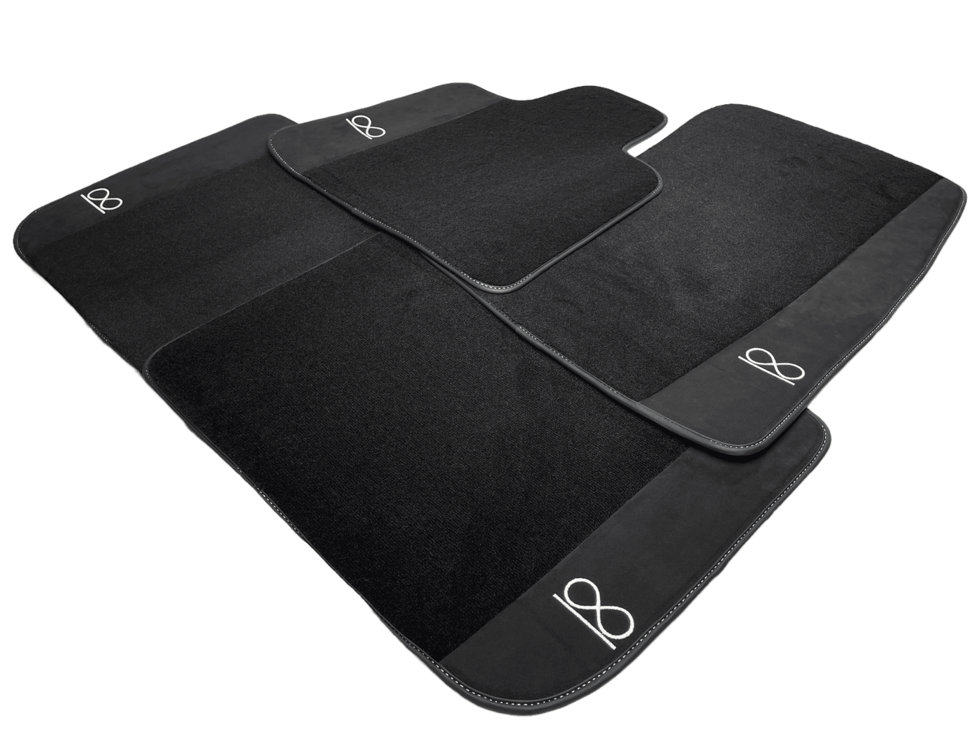 Black Floor Mats For Rolls Royce Black Badge Dawn - AutoWin