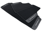 Black Floor Mats For Tesla Model S With Carbon Fiber Leather - AutoWin