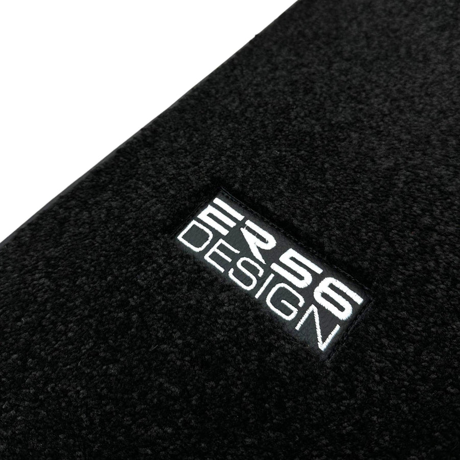 Black Luxury Floor Mats For Mercedes Benz EQE-Class V295 (2022-2023) | ER56 Design - AutoWin