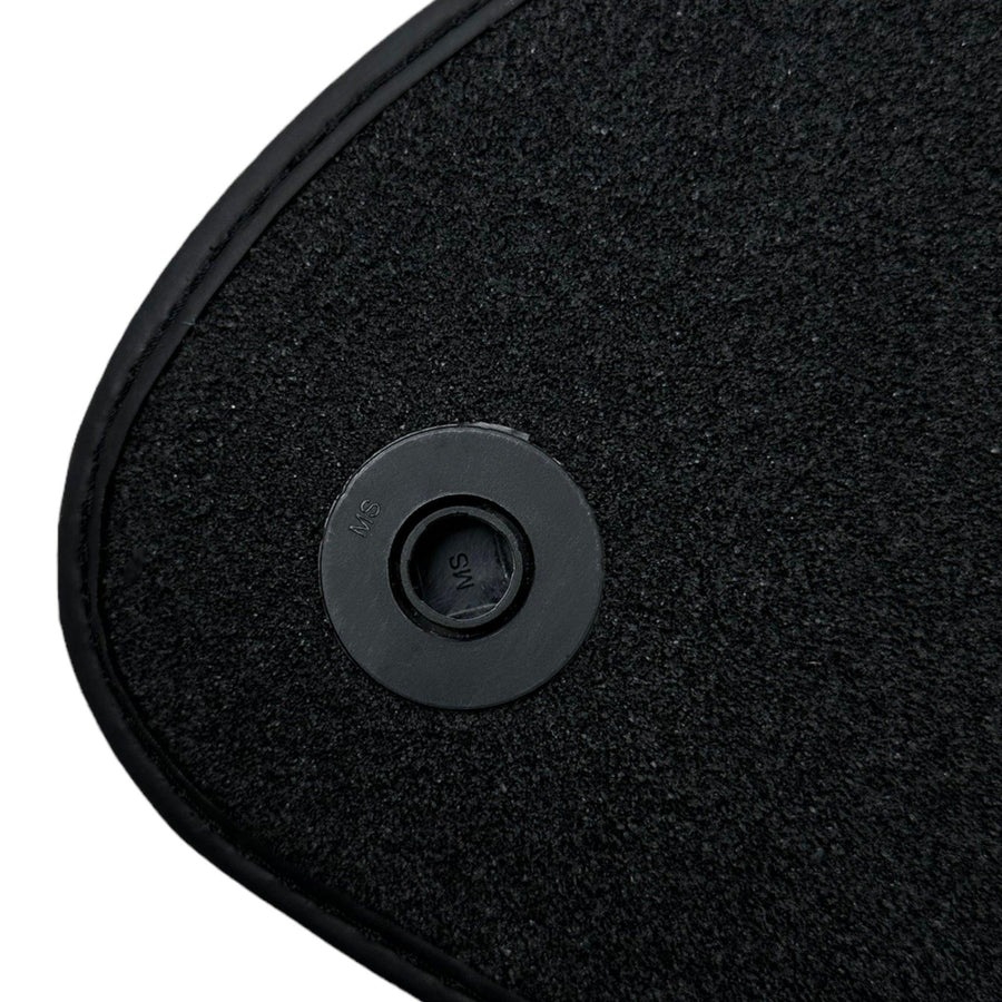 Black Luxury Floor Mats For Mercedes Benz S-Class W220 (1998-2005) Long Wheelbase | ER56 Design - AutoWin