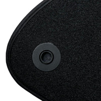 Black Luxury Floor Mats For Mercedes Benz V-Class 447 Front (2014-2019) | ER56 Design - AutoWin