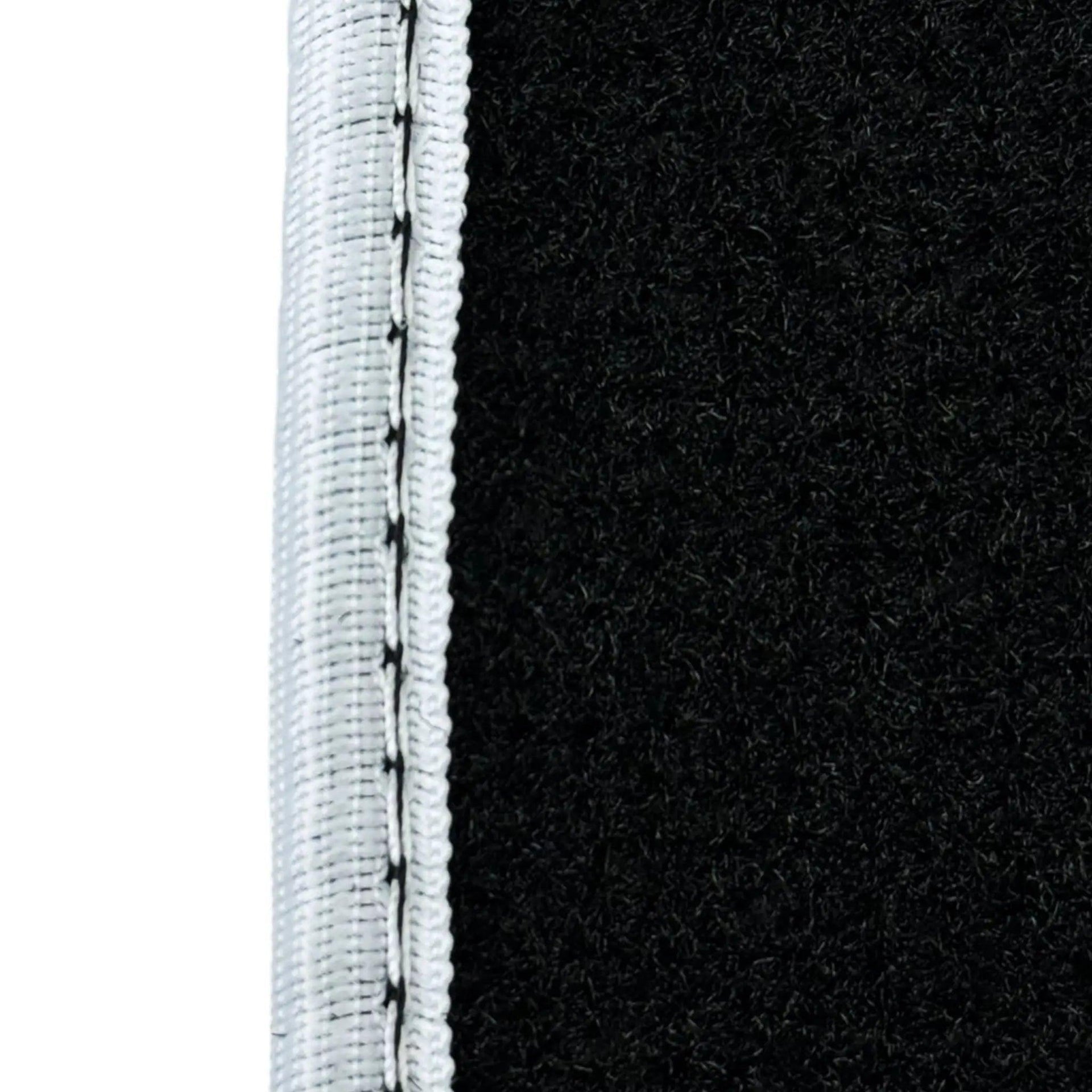 Black Mats For BMW 2 Series F44 Gran Coupe | White Trim - AutoWin