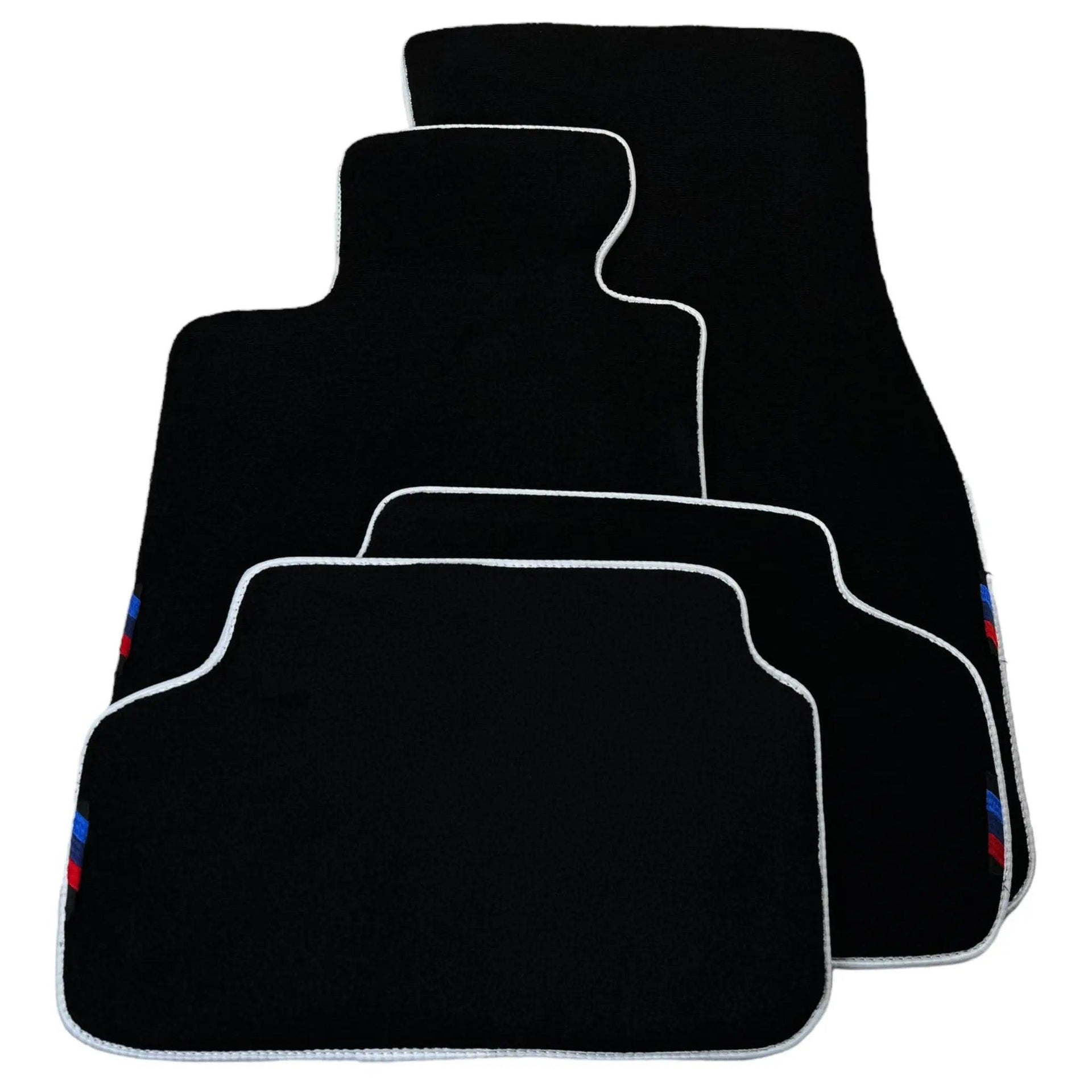 Black Mats For BMW 2 Series F44 Gran Coupe | White Trim - AutoWin
