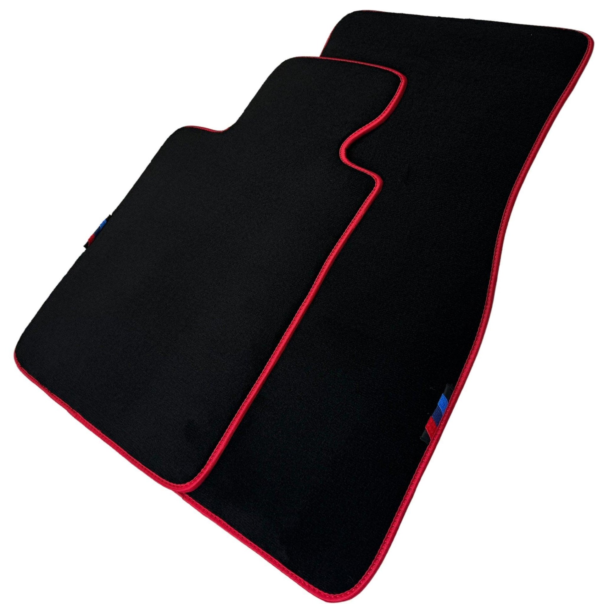 Black Mats For BMW 5 Series G31 Wagon | Red Trim - AutoWin