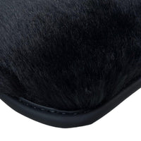 Black Sheepskin Floor Floor Mats For BMW 7 Series G11 - AutoWin