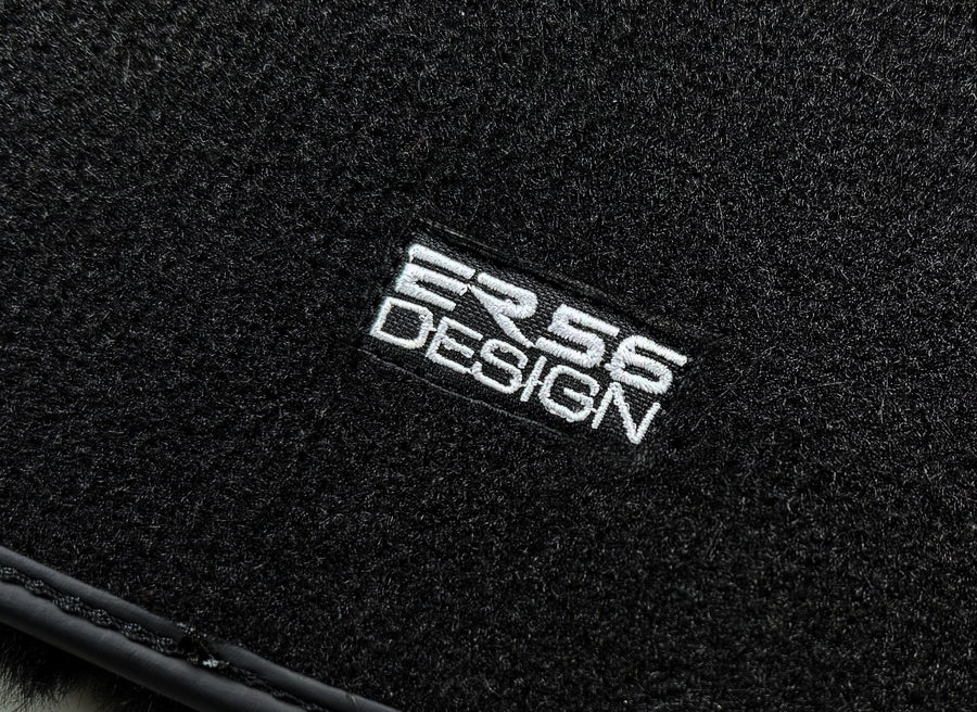 Black Sheepskin Floor Mats For BMW 8 Series E31 2-door Coupe No Steps Edition - AutoWin