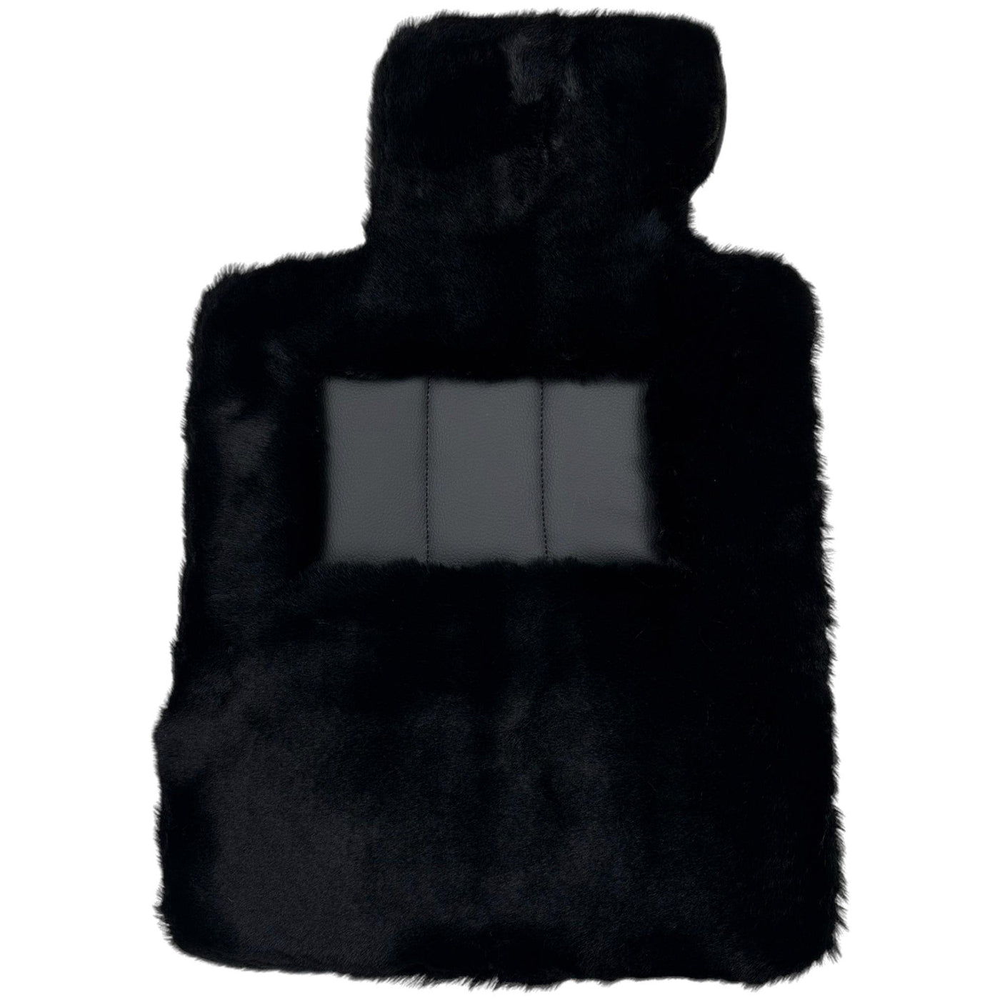 Black Sheepskin Floor Mats For BMW X6M Series F86 No Steps Edition - AutoWin