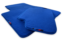 Blue Floor Mats For BMW X4 Series G02 WITH M Package - AutoWin