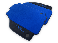 Blue Floor Mats For Ferrari 458 Spider 2012-2015 Alcantara Leather - AutoWin