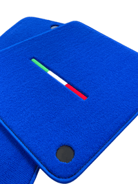 Blue Floor Mats For Ferrari 599 Coupe 2006-2012 Italian Edition - AutoWin