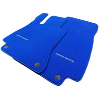 Blue Floor Mats For Mercedes Benz CLA-Class C118 Coupe (2019-2023) | Limited Edition - AutoWin