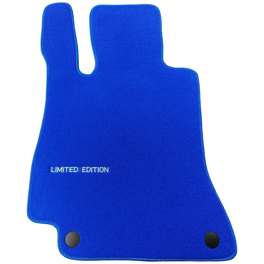 Blue Floor Mats For Mercedes Benz E-Class C207 Coupe (2009-2013) | Limited Edition - AutoWin
