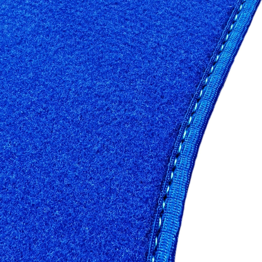 Blue Floor Mats For Mercedes Benz E-Class W213 Sedan (2020-2023) Hybrid | Limited Edition - AutoWin