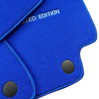 Blue Floor Mats For Mercedes Benz S-Class C126 Coupe (1981-1991) | Limited Edition - AutoWin