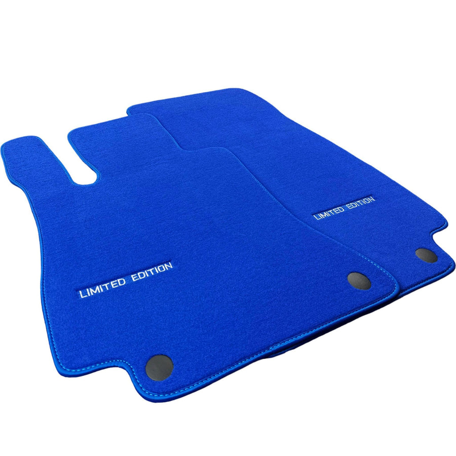 Blue Floor Mats For Mercedes Benz S-Class V223 (2021-2023) Hybrid | Limited Edition - AutoWin
