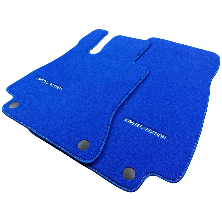 Blue Floor Mats For Mercedes Benz S-Class V223 (2021-2023) Hybrid | Limited Edition - AutoWin