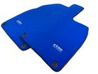 Blue Floor Mats for Porsche 718 Boxster 2016-2023 ER56 Design - AutoWin