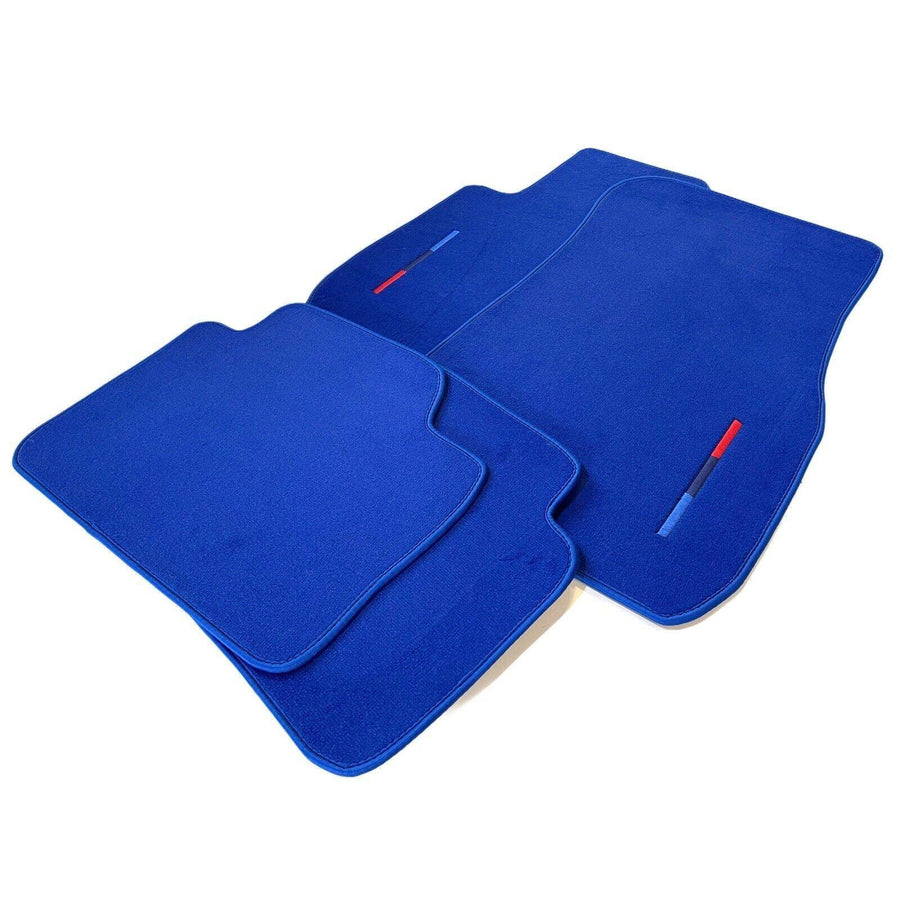 Blue Mats For BMW M3 E46 With M Package - AutoWin
