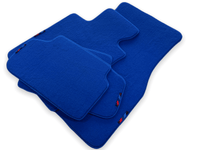 Blue Mats For BMW M5 E34 With M Package - AutoWin