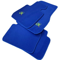 Blue Mats For BMW M6 E24 Tailored Set Perfect Fit - AutoWin