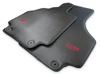 Carbon Fiber Leather Floor Mats for Audi R8 (2007-2015) - AutoWin