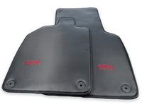 Carbon Fiber Leather Floor Mats for Audi R8 2015-2023 ER56 Design - AutoWin