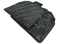 Carbon Leather Floor Mats for Lamborghini Aventador SV - AutoWin