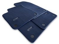 Dark Blue Floor Mats for A6 - C8 Avant (2018-2023) | ER56 Design - AutoWin
