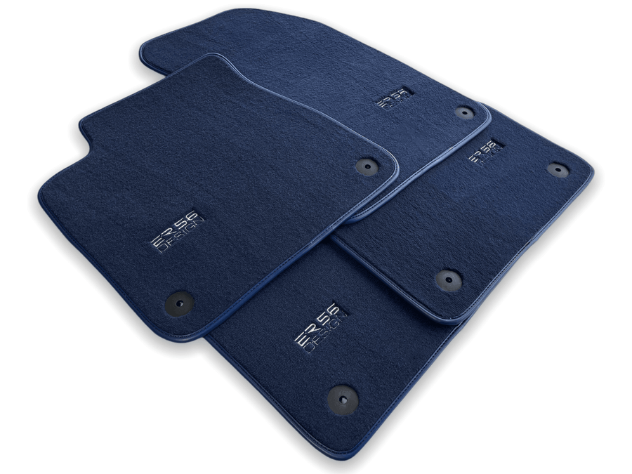 Dark Blue Floor Mats for Audi A3 - 5-door Sedan (2021 - 2024) | ER56 Design - AutoWin