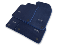 Dark Blue Floor Mats for Audi A5 - F57 Convertible (2017-2020) | ER56 Design - AutoWin