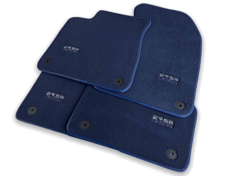 Dark Blue Floor Mats for Audi Q5 8R (2008-2017) | ER56 Design - AutoWin