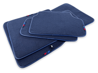 Dark Blue Floor Mats For BMW 1 Series F20 With M Package - AutoWin