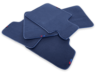 Dark Blue Floor Mats For BMW M8 Series Convertible F91 With M Package - AutoWin