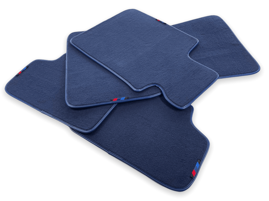 Dark Blue Floor Mats For BMW X1 Series E84 With M Package - AutoWin