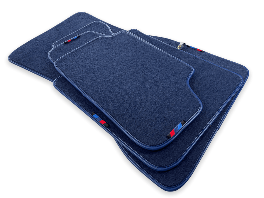 Dark Blue Floor Mats For BMW X1 Series E84 With M Package - AutoWin